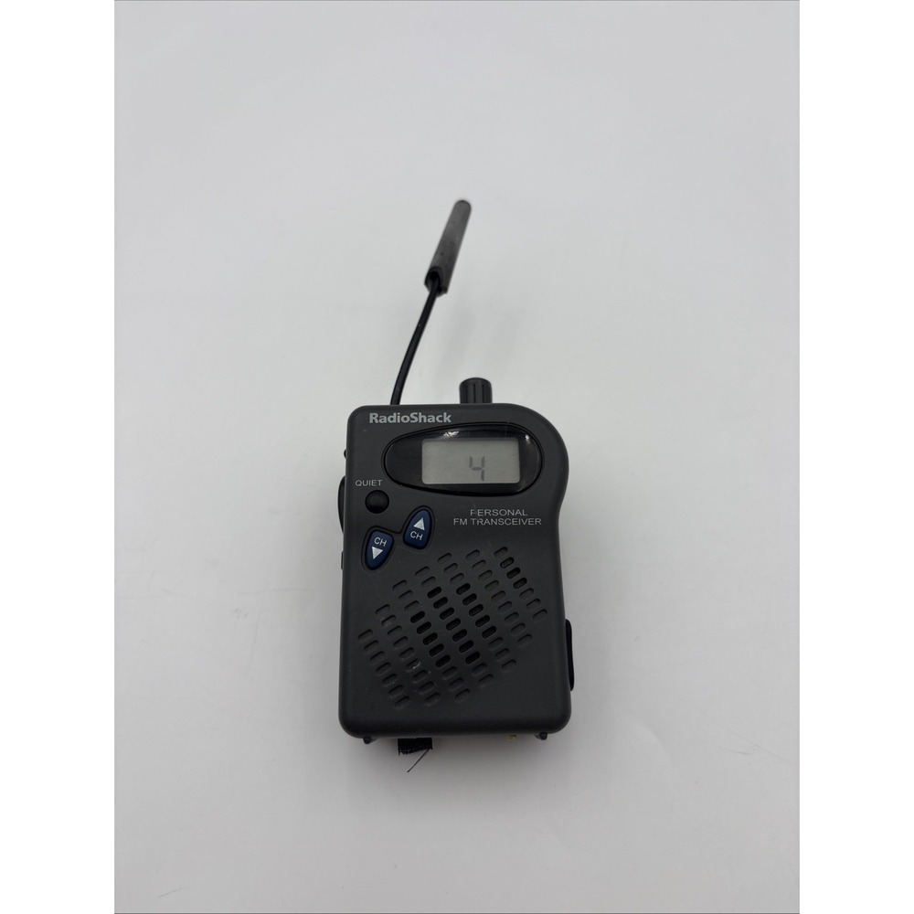 Vintage Radio Shack 21-1807 Personal FM Transceiver Black Calling System
